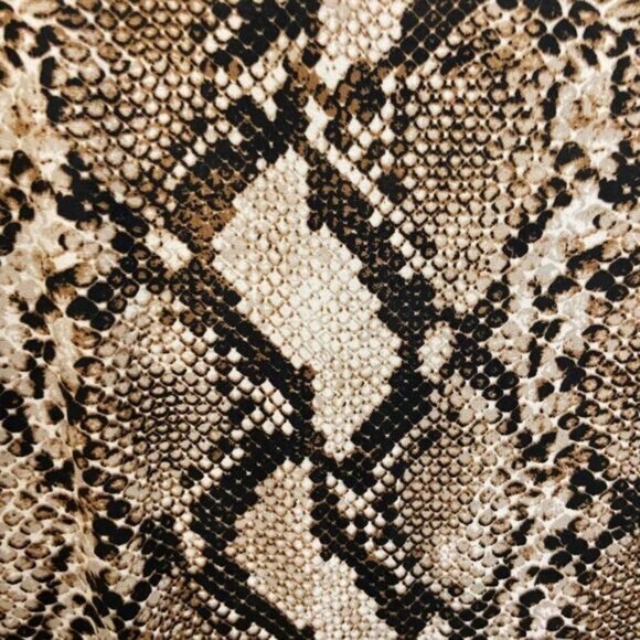 Leith Snake Print Long Sleeve Mock Neck Body-con Dress NWT - Picture 9 of 9